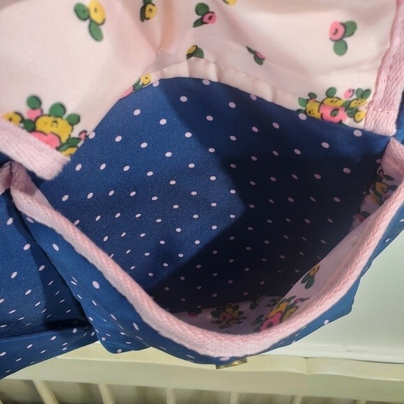Matilda Jane Blue & Pink Polka Dot The Essentials Diaper Bag - Picture 13 of 13